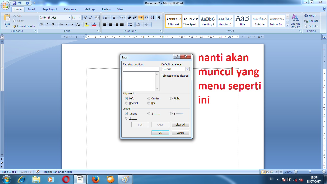 Cara Buat Kotak Kecil Di Word