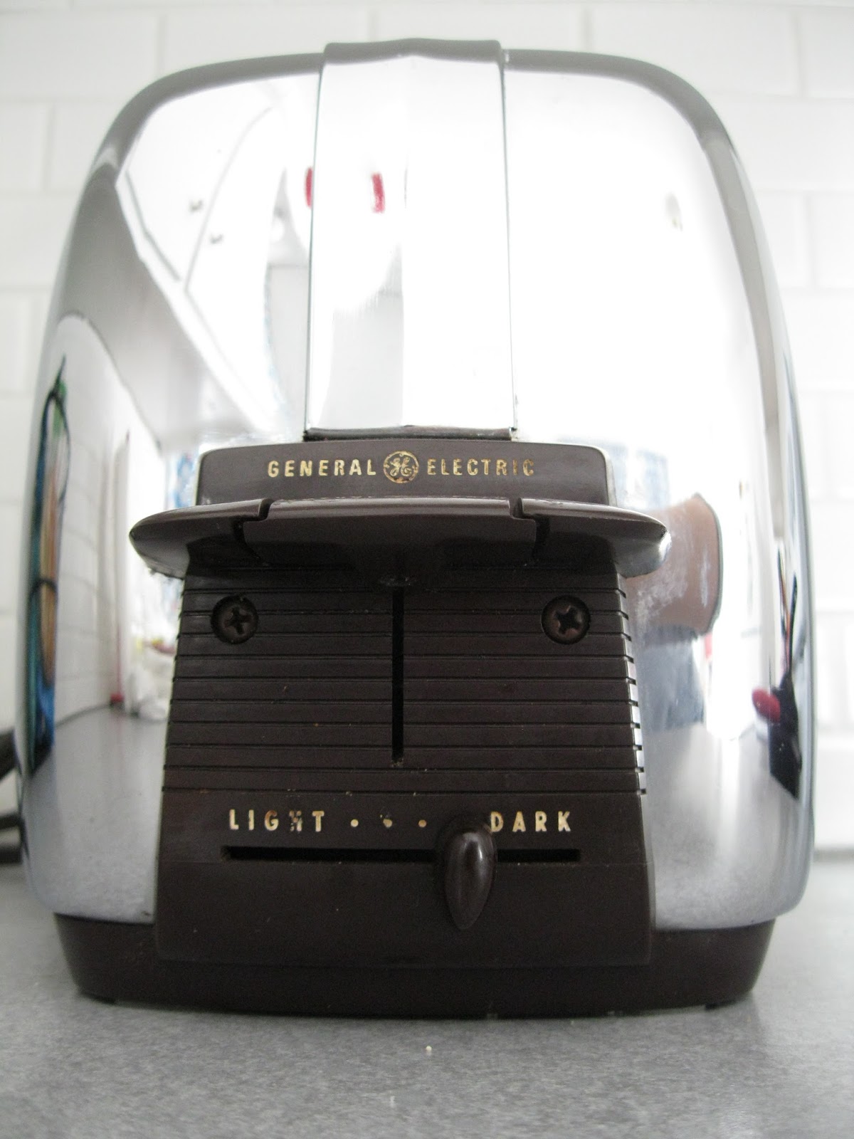 Apron History A Shiny Vintage Toaster