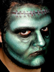 frankenstein face painting october