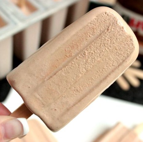 NUTELLA COOL WHIP POPSICLE #Chocoa #Dessert NUTELLA COOL WHIP POPSICLE #Chocoa #Dessert
