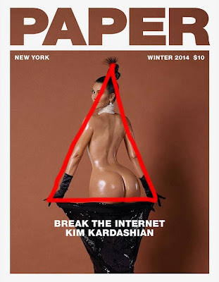 Kim Kardashian, CyberTribu, Internet, Social Media Marketing, Meme, Paper Magazine, Jean-Paul Goude