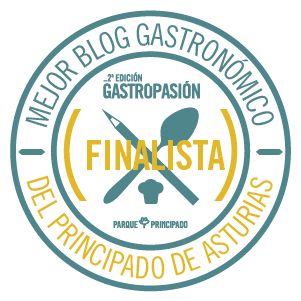 SEGUNDO PREMIO MEJOR BLOG GASTRONOMICO DEL PRINCIPADO DE ASTURIAS 2015