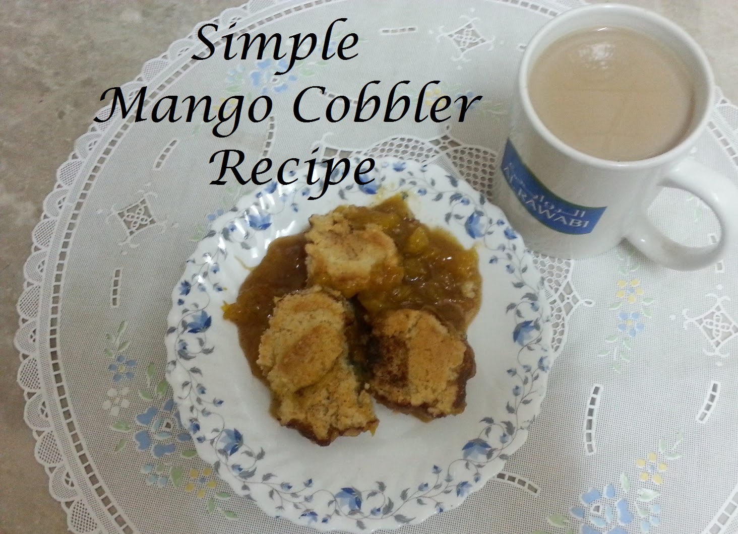Simple Mango Cobbler Recipe Simple Mama at Home