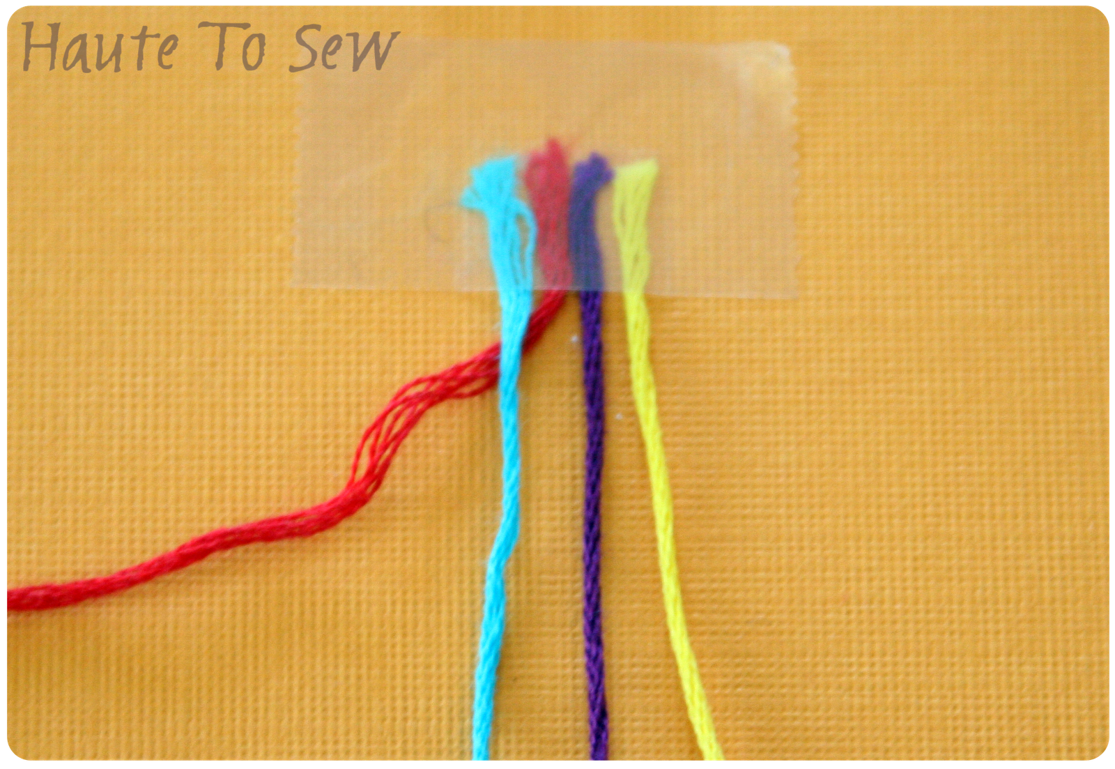 Haute To Sew How to Braid with 4 Strands
