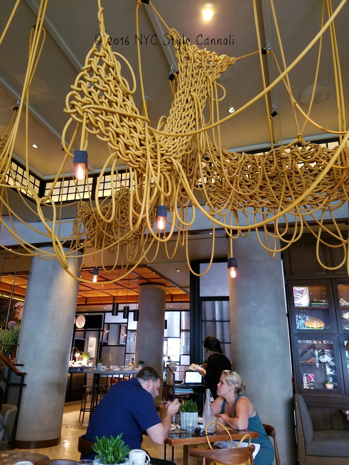 The Vine Restaurant Review 2016 NYC, Style & a little Cannoli