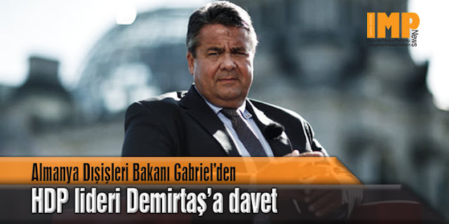 sigmar gabriel demirtaş almanya dışişleri bakanı demirtaşa mektup