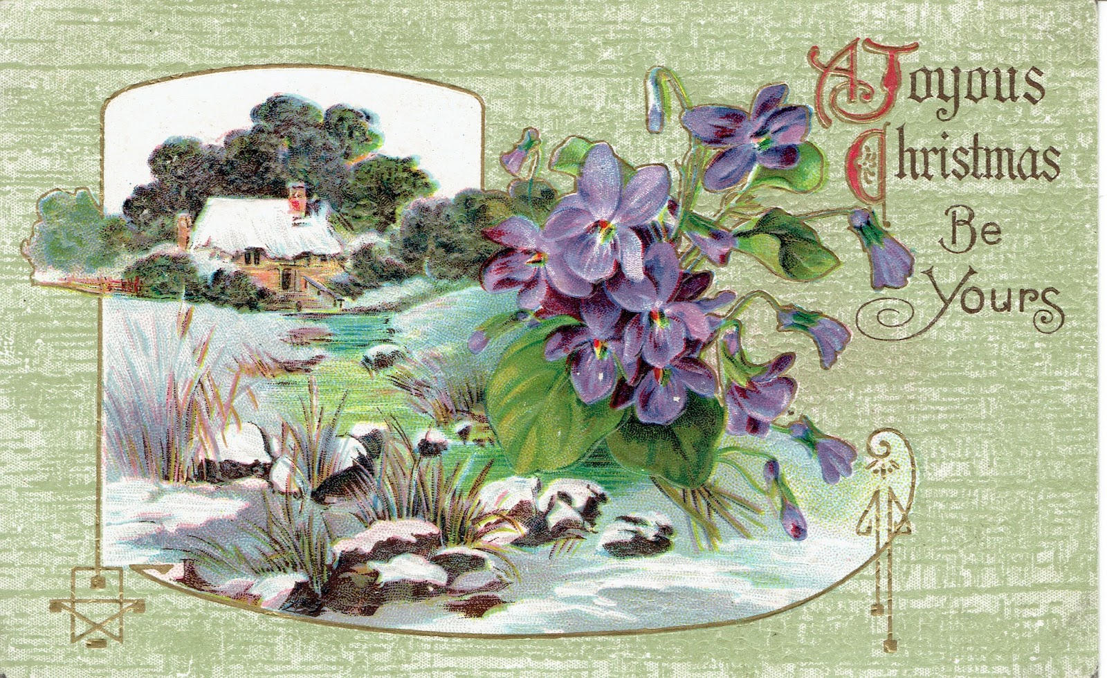 When a gardener collects vintage postcards