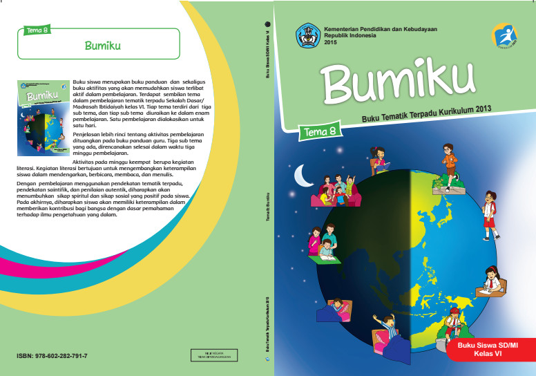 Download Buku Tematik Kurikulum 2013 SD/MI Kelas 6 Tema 8 Bumiku Edisi Revisi Format PDF
