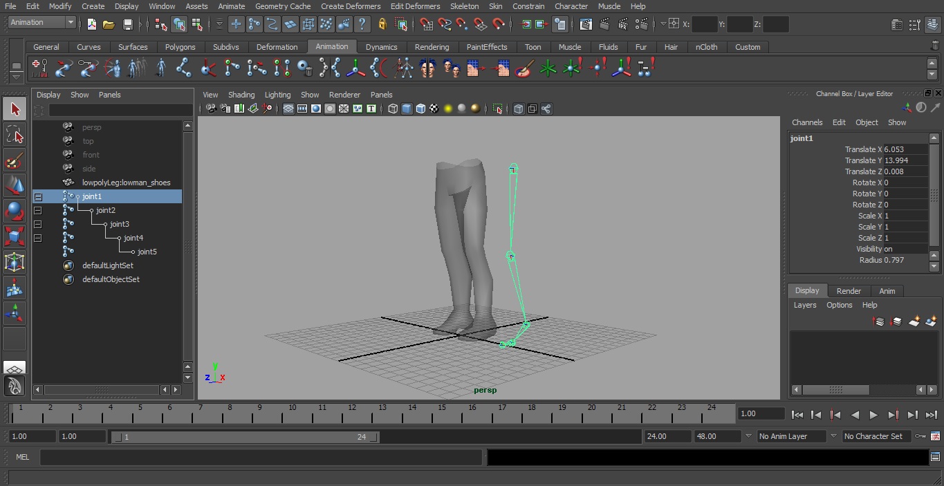 Project03: Rigging progress
