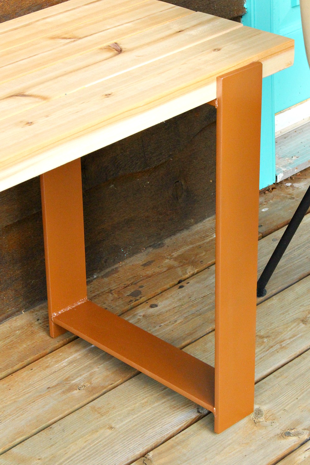 diy welded table legs diy outdoor bench with 2x4 top and welded h legs dans le lakehouse diy welded table legs diy outdoor bench with 2x4 top and welded h legs dans le lakehouse