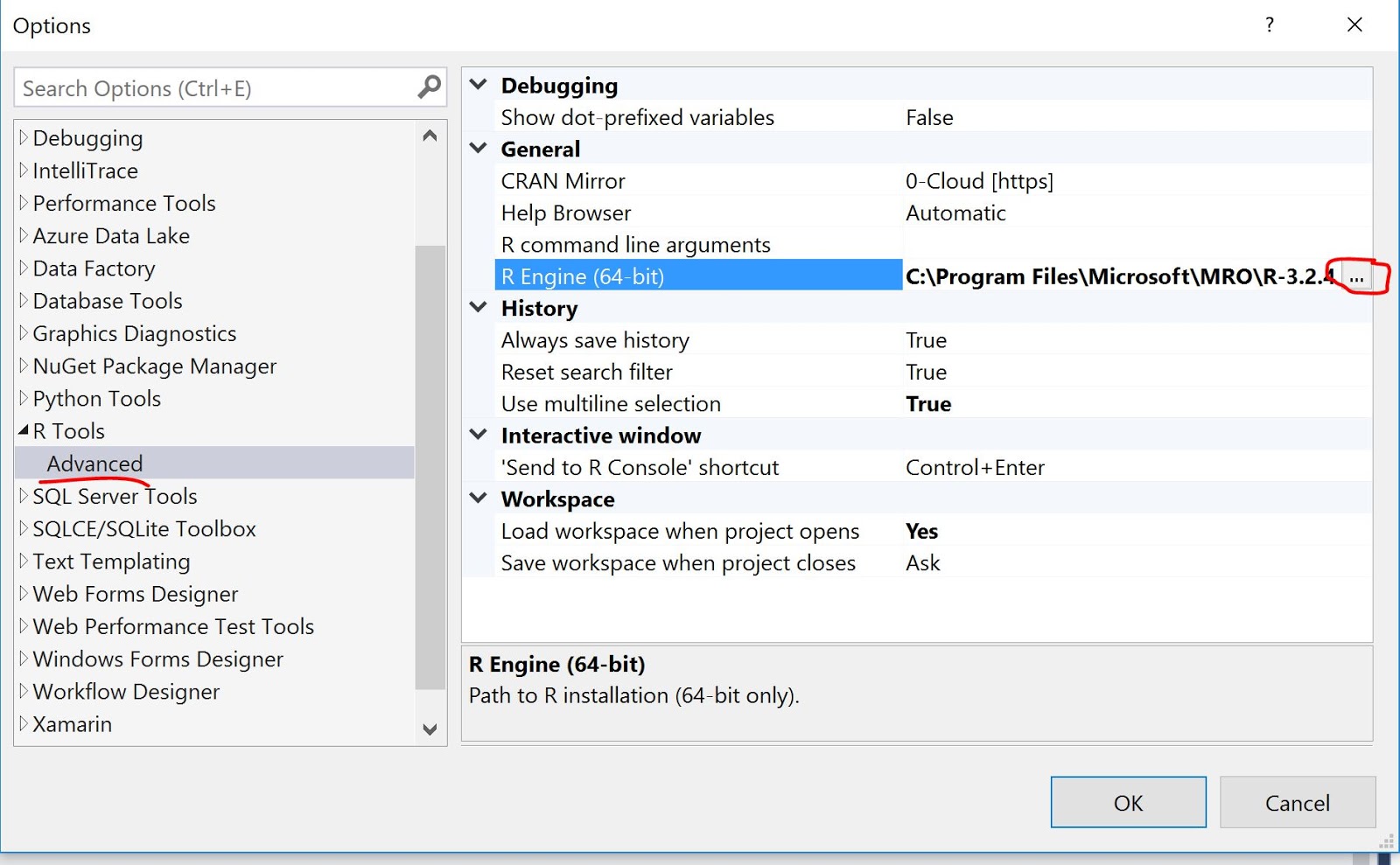 iladan How to use Microsoft R Server (Revolution R) in Visual Studio