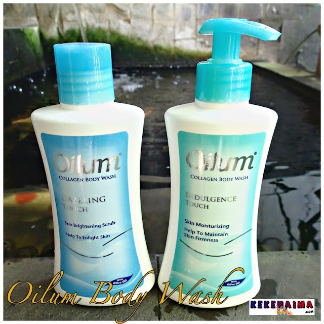 review oilum collagen body wash