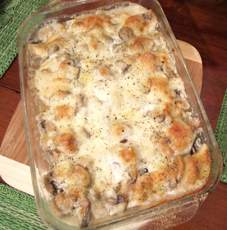 The Irish Mother Veal Stuffed Jumbo Shells with MushroomParmesan Bechamel