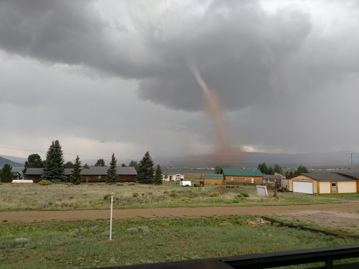 Eagle Nest, New Mexico Tornado August 9th, 2018.