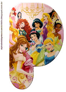 Abecedario de las Princesas Disney. Disney Princess Abc.