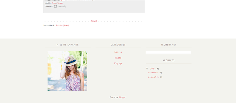 Modifier la largeur du pied de page à 100% de la page sur Blogger . Lady Bird Red || http://ladybirdr.blogspot.fr/ Modifier la largeur du pied de page à 100% de la page sur Blogger