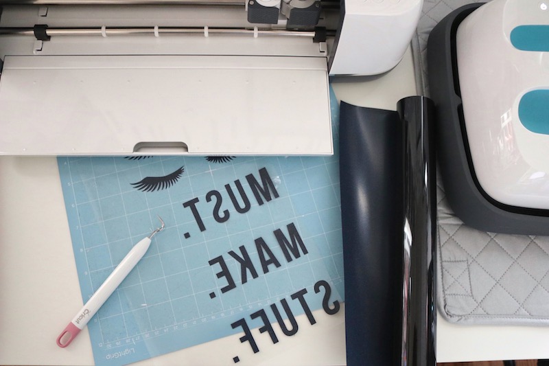 Fun ways to use ironon vinyl in your craft room LAURA'S little PARTY