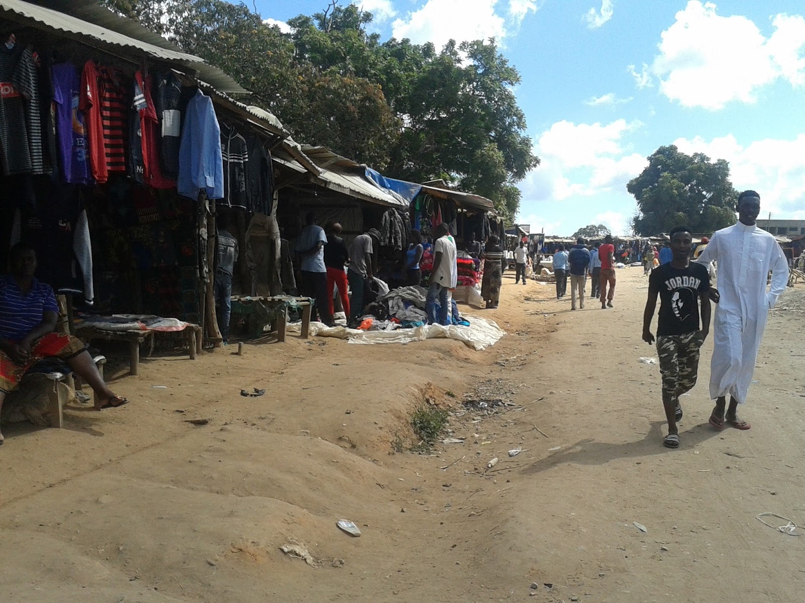 Amos and Bridget in Zambia Out and about in Choma town