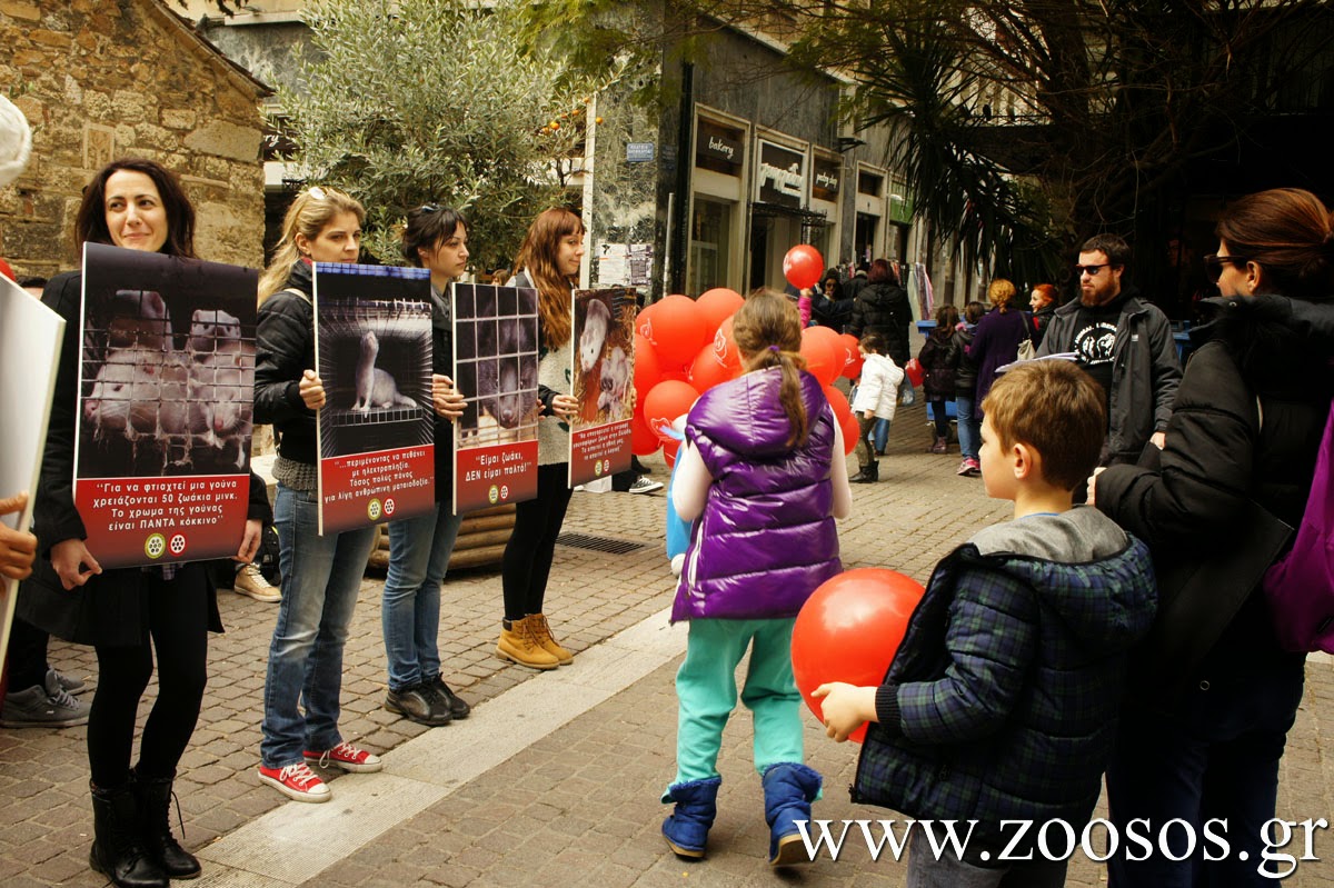 Διαμαρτυρία στην Αθήνα με αφορμή την Έκθεση Γούνας (φωτογραφίες – βίντεο) Διαμαρτυρία στην Αθήνα με αφορμή την Έκθεση Γούνας (φωτογραφίες – βίντεο)