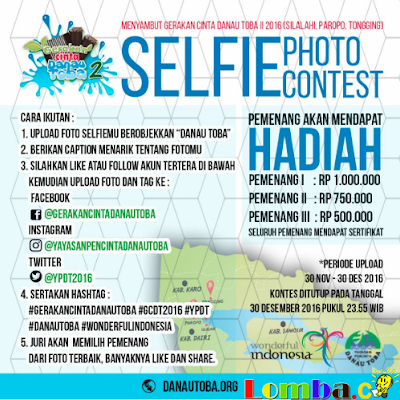 Lomba Foto Selfie Gearakan Cinta Danau Toba II 2016 Lomba Foto Selfie Gearakan Cinta Danau Toba II 2016