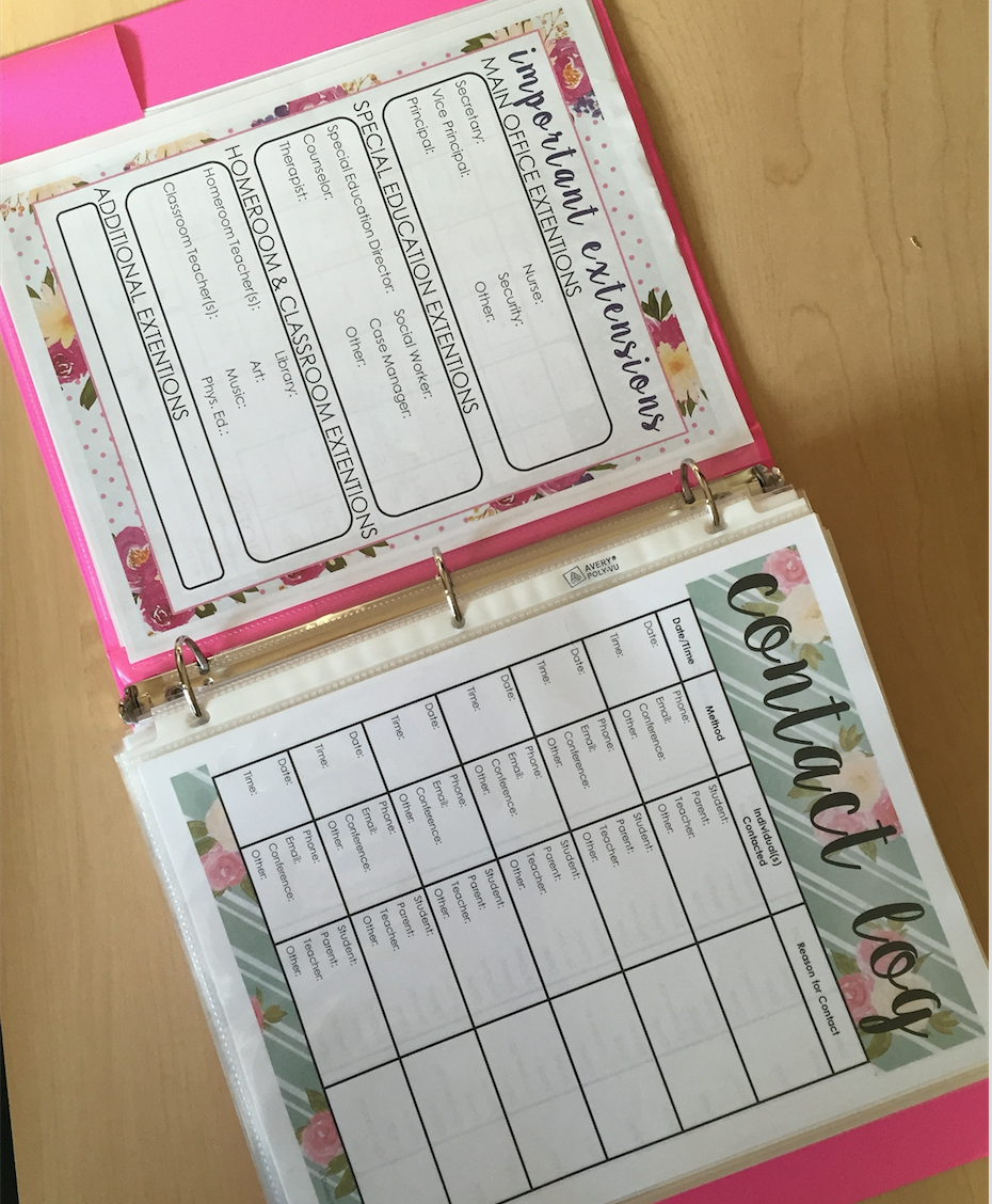Staying Organized as a Special Education Co-Teacher - Charley's Classroom