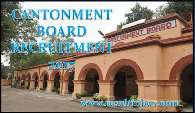 Cantonment Board Recruitment