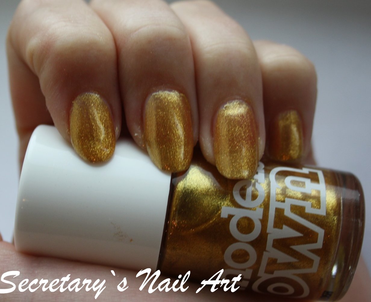 Models Own Gold Rush Secretary`s Nail Art