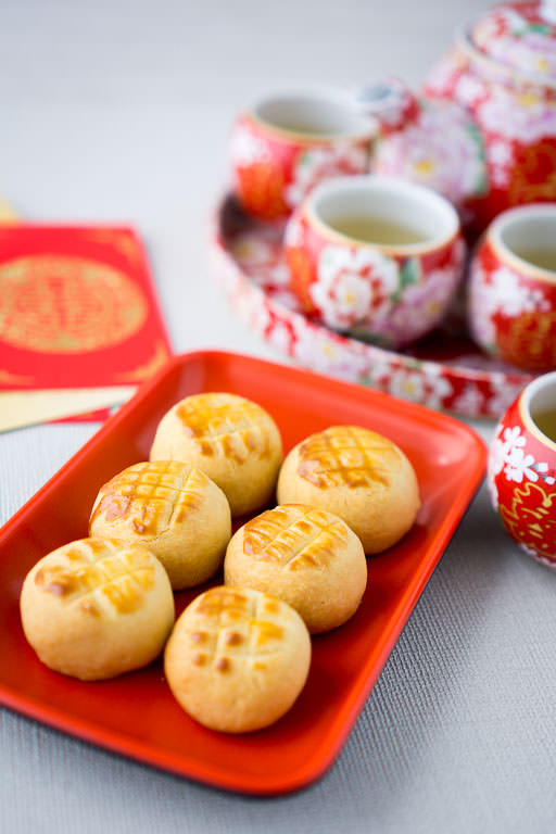 Melt in your mouth pineapple biscuits in happenstance