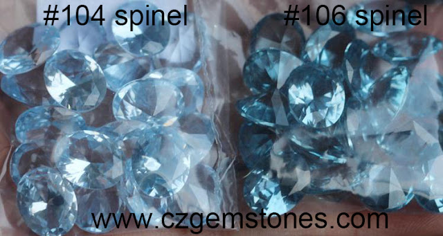 light blue spinel synthetic blue spinel