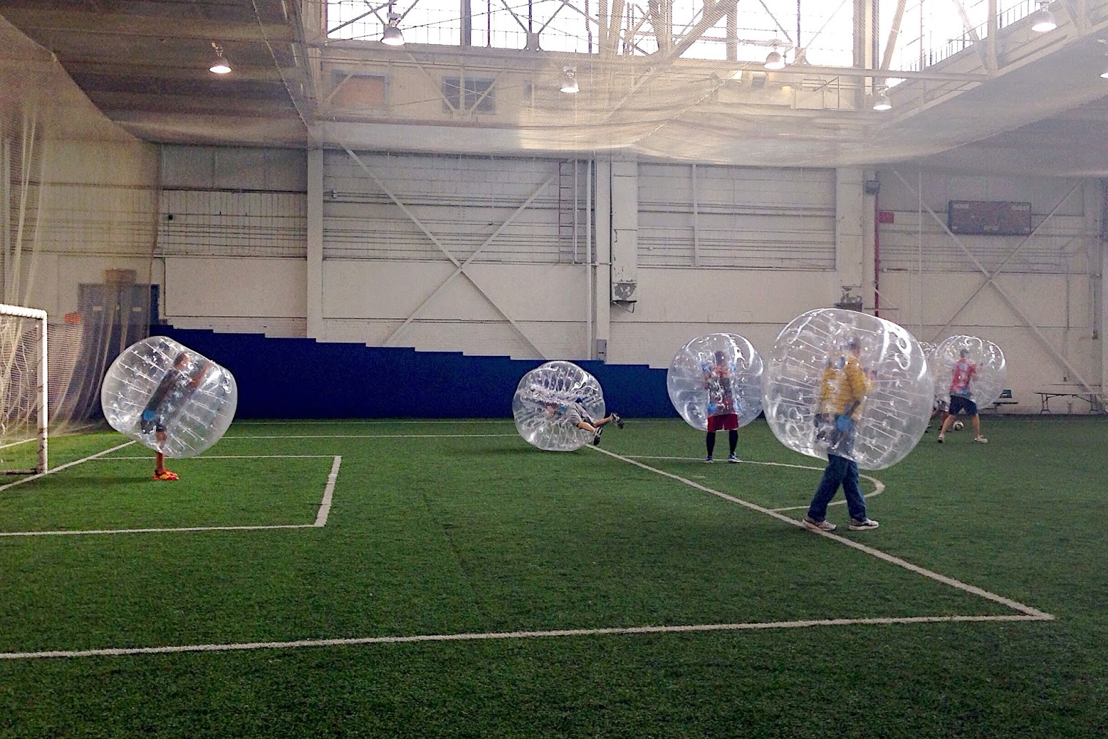 {Bubble Soccer} Because normal soccer is too boring
