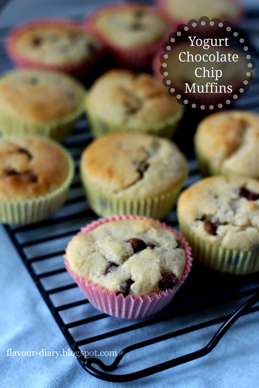 Flavour Diary Yogurt Chocolate Chip Muffins