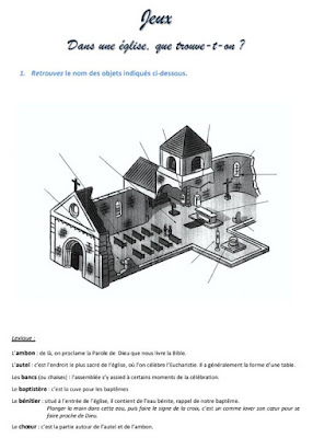 JEU DANS UNE EGLISE