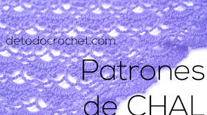Hermoso Chal Tipo Capa / Patrones Crochet