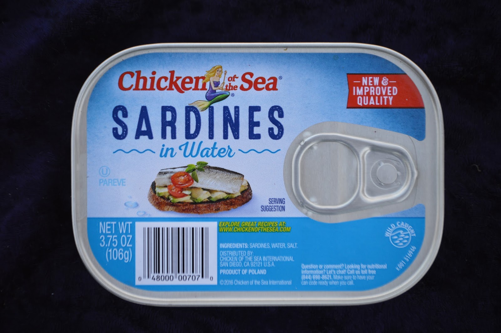 Mouth Full of Sardines Chicken of the Sea 8