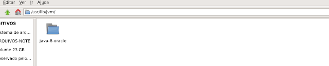 mv java-8-oracle /usr/local/jvm/ Instalação manual do java no linux