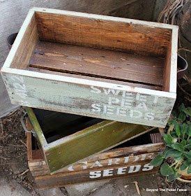 pallet wood and reclaimed trim crate DIY