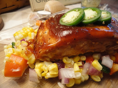 Getting healthy with an easy recipe for barbecue salmon and sweet corn relish