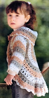 Free Crochet Vest Pattern | Circular Crochet Shrug Bolero Cardigen Hippie Vest