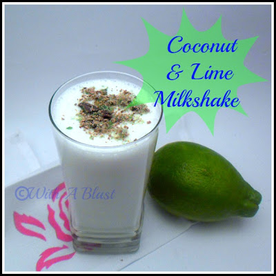 Coconut, Lime, Milkshake, tropical milkshake, best milkshake