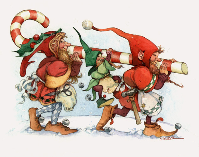 DECK THE HOLIDAY'S: THE SECRET LIFE OF CHRISTMAS ELVES!