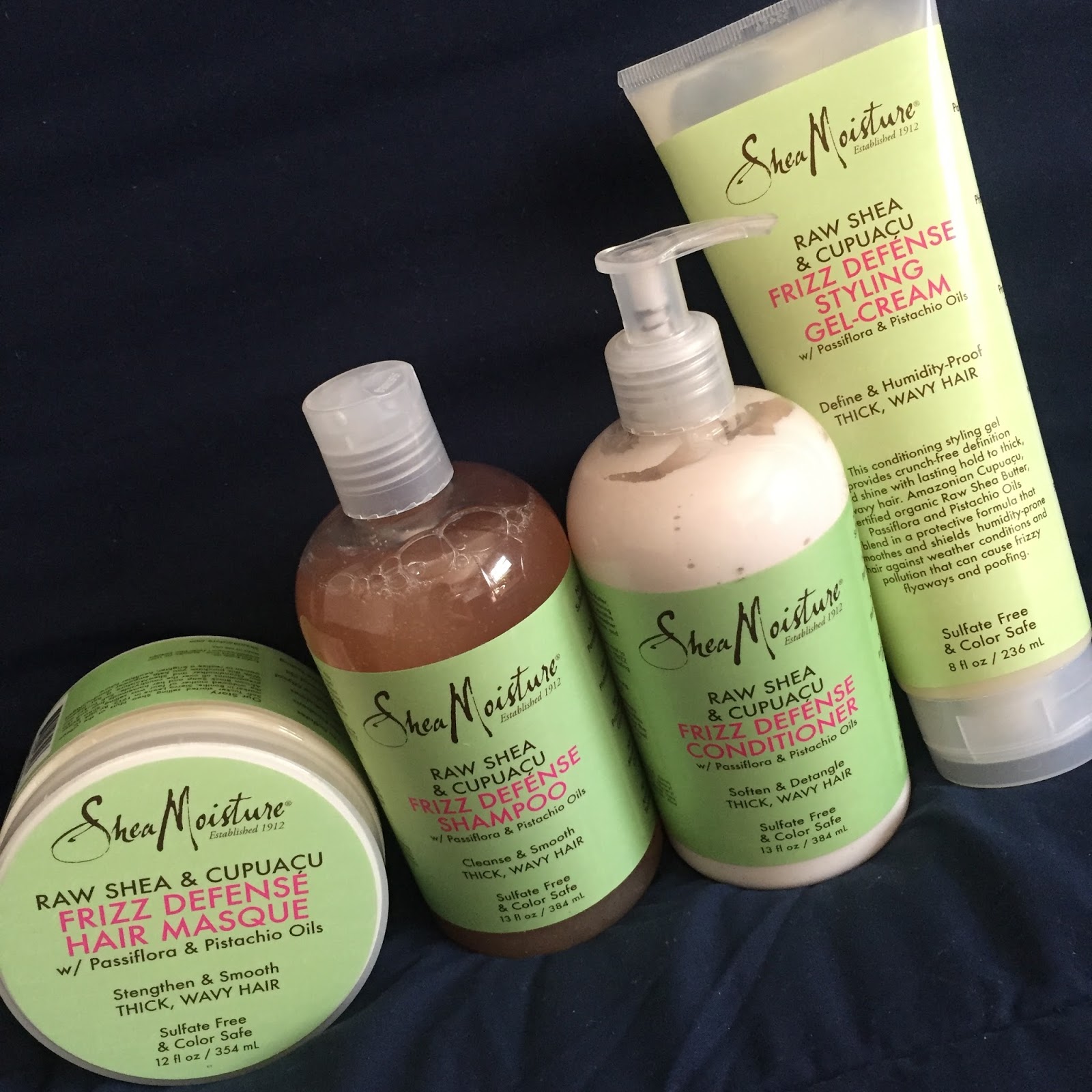 Shea Moisture Raw Shea Cupuacu Frizz Defense Line Initial Review