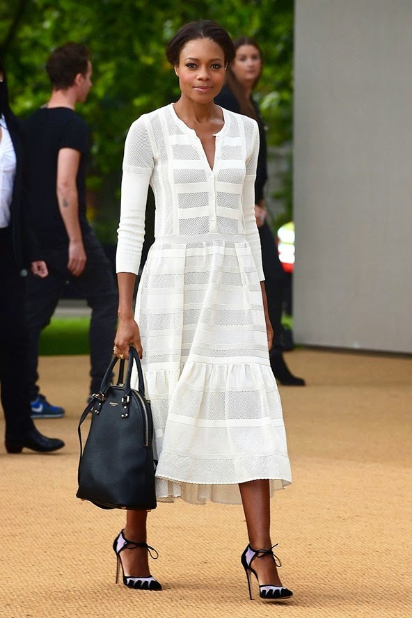 Burberry show - Naomie Harris