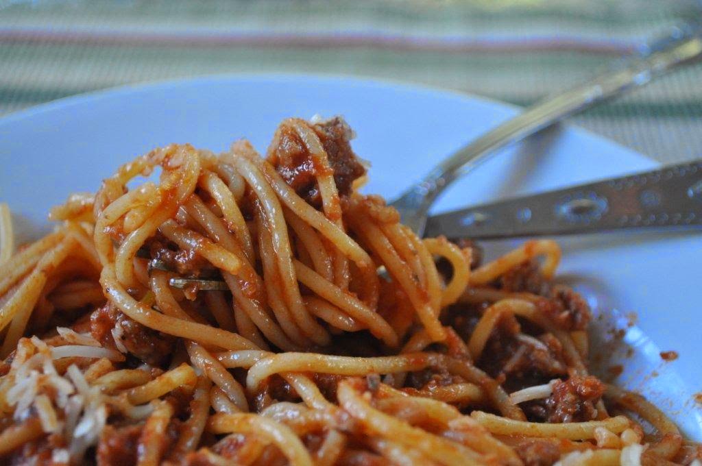 The Friday Friends: Spaghetti #1 -- Friday Friend Cookbook recipe #17