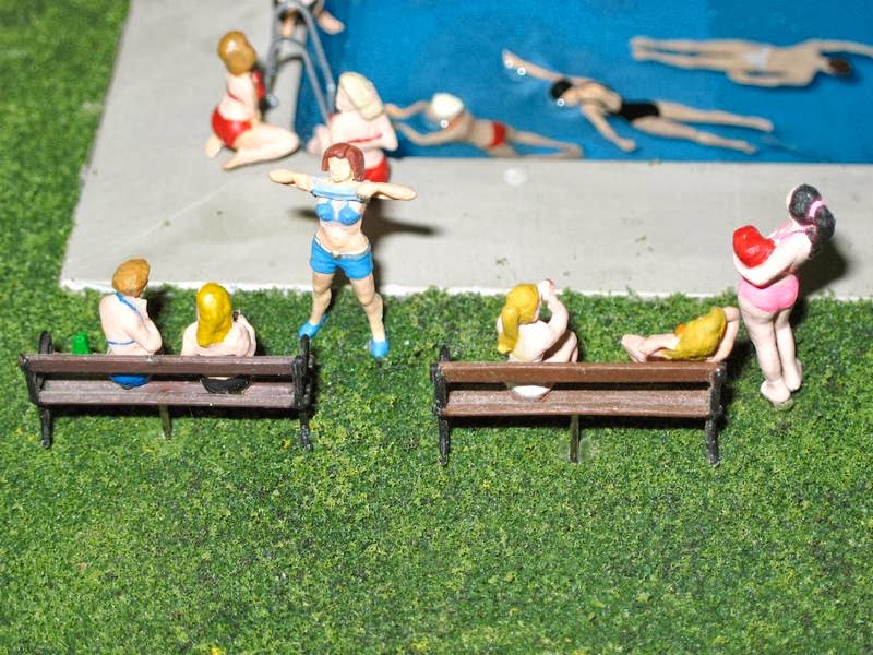 My Model Railroad October 17, 2013 Finishing My Swimming Pool Module