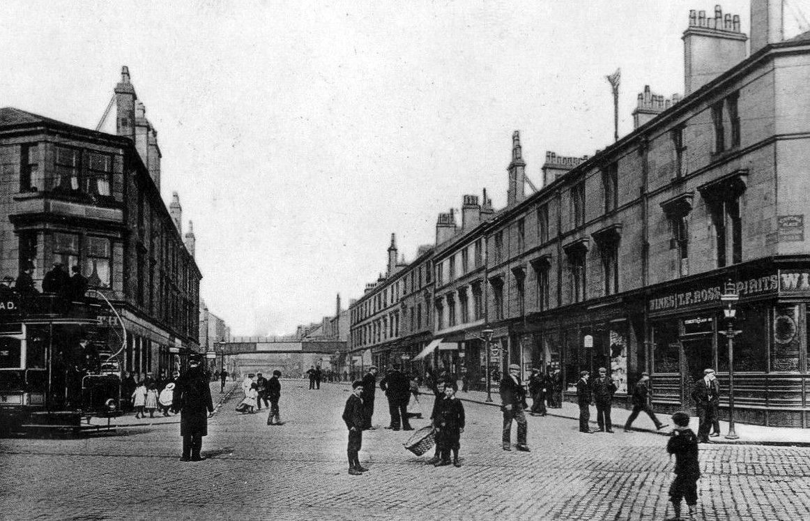 Tour Scotland Old Photograph Kilbowie Road Clydebank Scotland