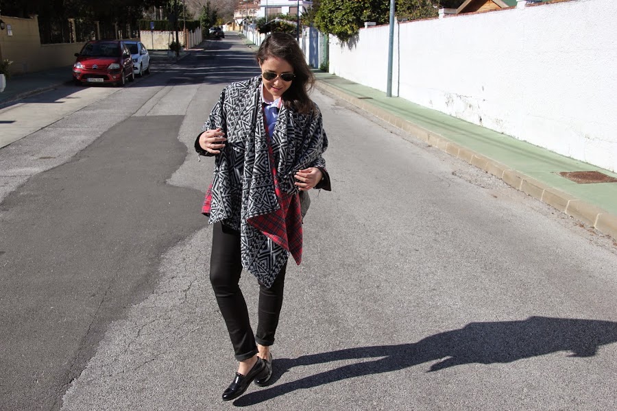 diy poncho reversible como hacer patrones gratis