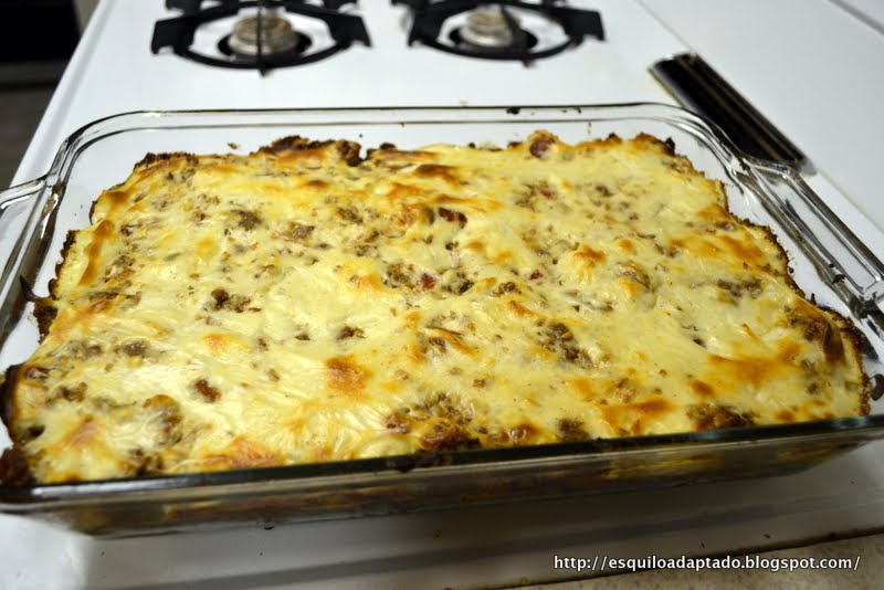 Esquilo Adaptado: Receita: Moussaka Light