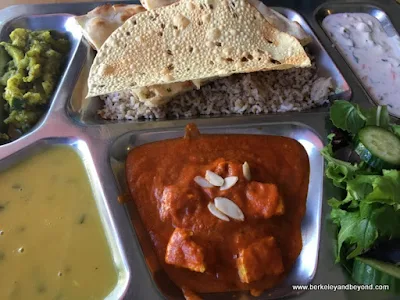 Tofu Tikka Masala  lunch special at Everest Kitchen in Albany, California