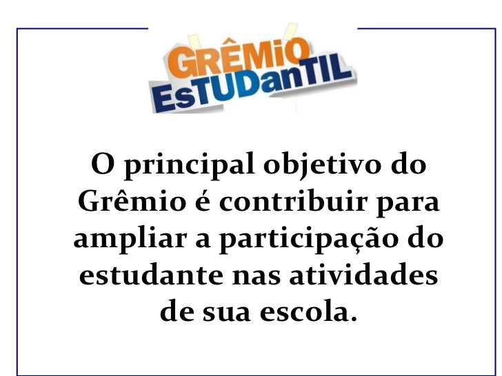 O que é o Grêmio Estudantil?
