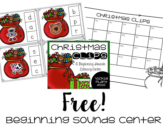https://www.teacherspayteachers.com/Product/Christmas-Clips-Begining-Sounds-Center-2227470